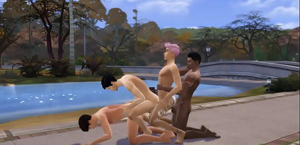  The Sims - Gay Orgy Outdoors - Channel Intro